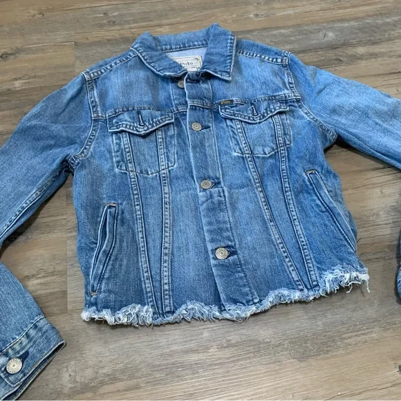 POLO Ralph Lauren Distressed Denim Jacket Size 16 - Picture 4 of 10